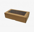 Cardboard box with a window (230 X 127 X 60 mm)