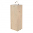 Wooden box for one bottle of champagne (42 X 14 X 14 cm)