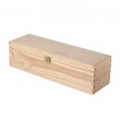 Wooden wine box for one bottle (36 X 11 X 10 cm)