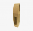 Cardboard box with a window (85 X 85 X 330 mm)