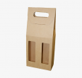 Cardboard box with a window (155 X 75 X 330 mm)