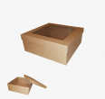 62/5000 Cardboard box with a window (240 X 240 X 80 mm)
