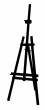 Molberts DA VINCI (178x60cm - 133cm) melns